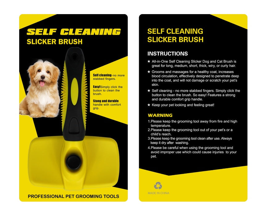 Reusable Pet Hair Remover Brush – Dog & Cat Fur Cleaner