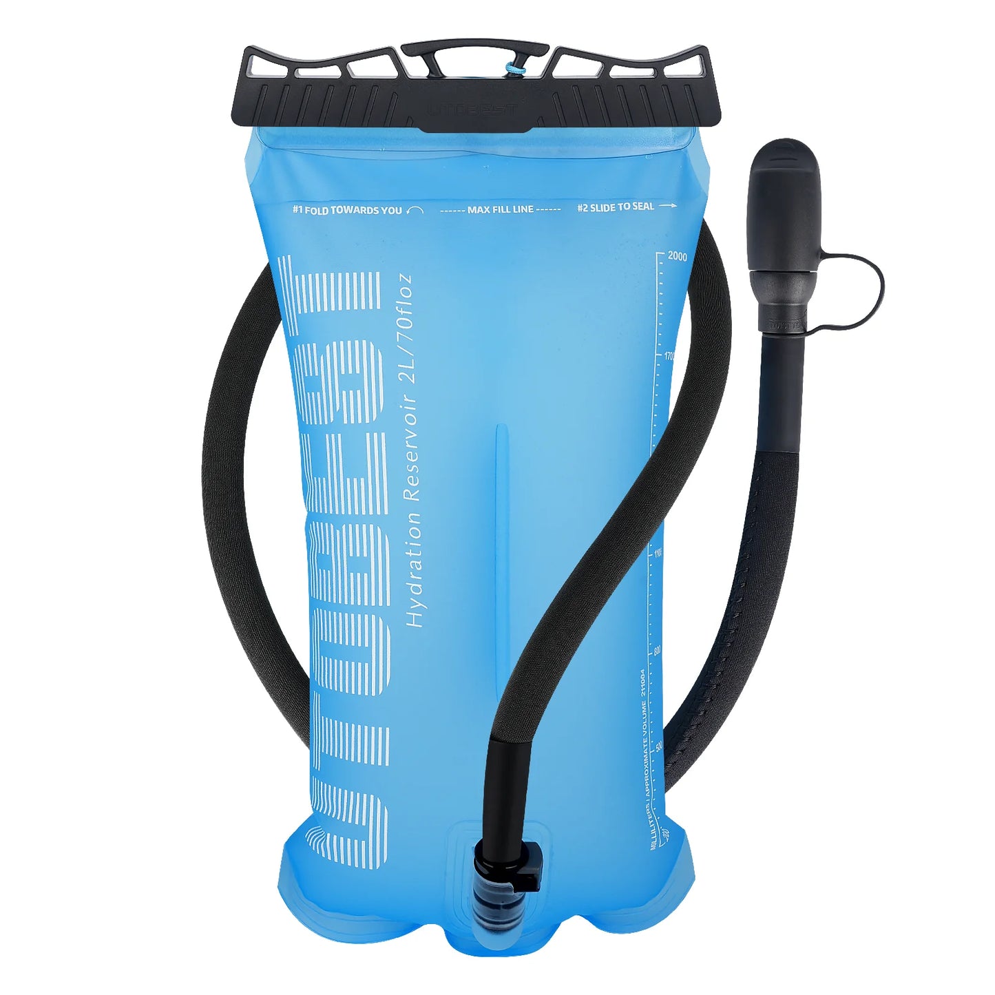UTOBEST 1.5L/2L/3L Water Bladder Hydration Pack Reservoir TPU Water Storage Bag for Camping Cycling Running Hiking