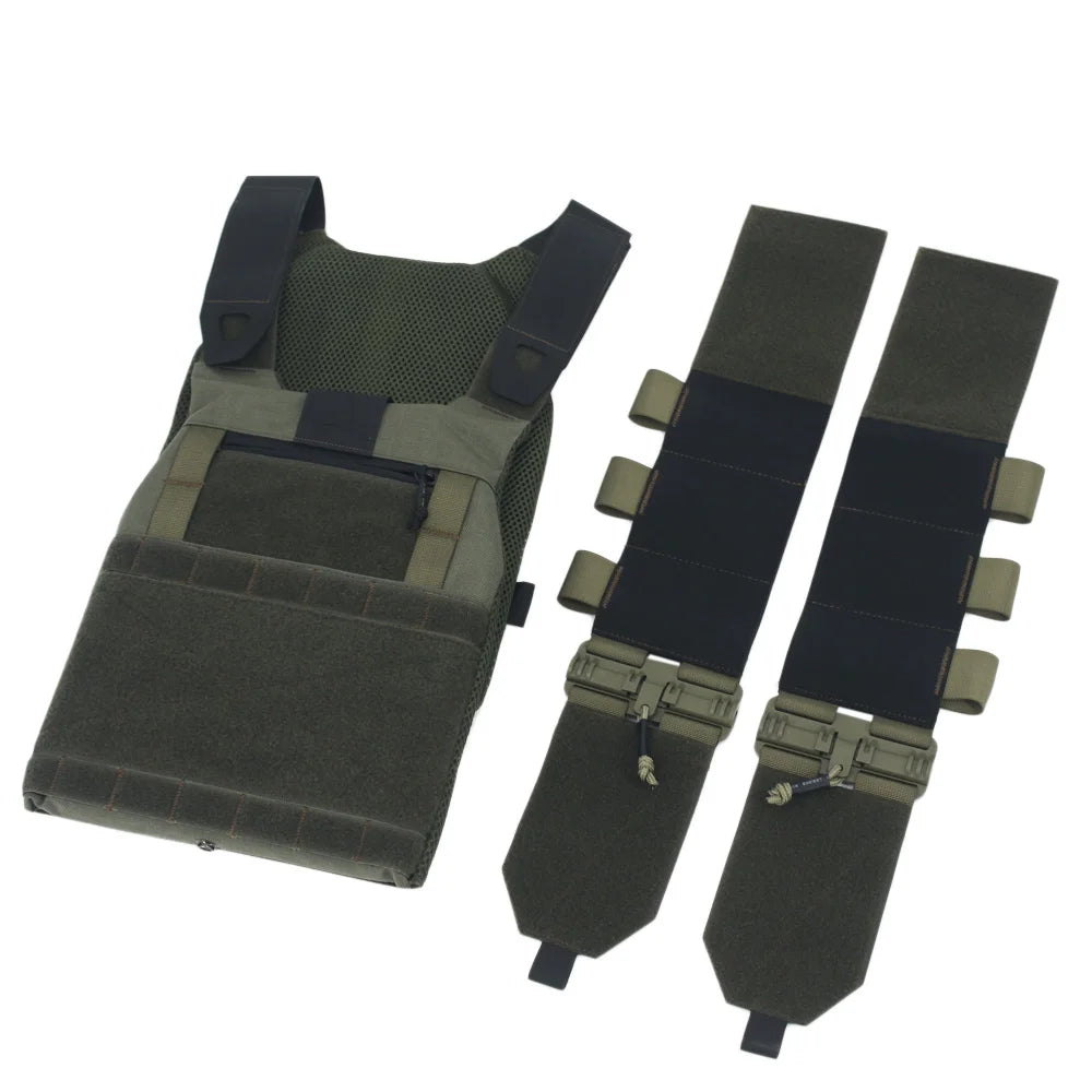VULPO FCSK 2.0 Lightweight Tactical Vest – Quick Release Airsoft Combat Vest with Cummerbund