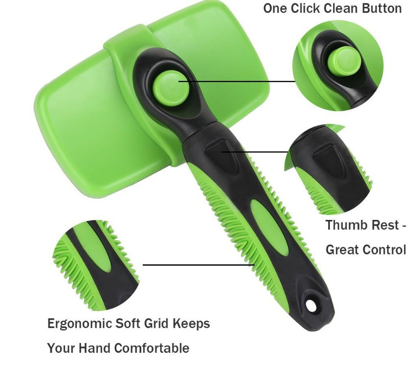 Reusable Pet Hair Remover Brush – Dog & Cat Fur Cleaner