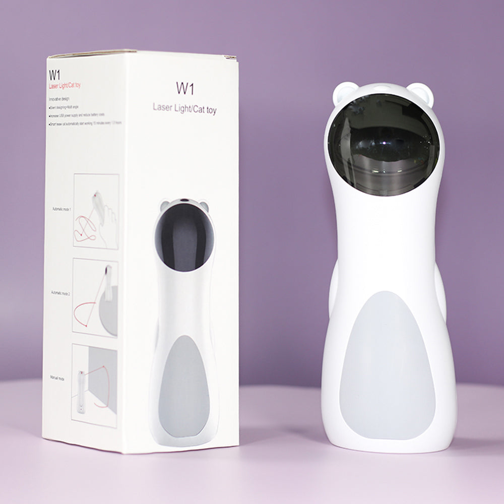 Automatic Laser Cat Toy – Interactive LED Robot for Indoor Cats