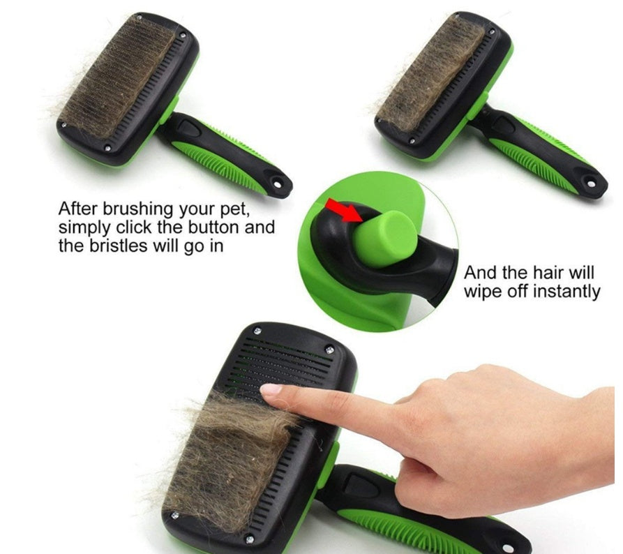 Reusable Pet Hair Remover Brush – Dog & Cat Fur Cleaner