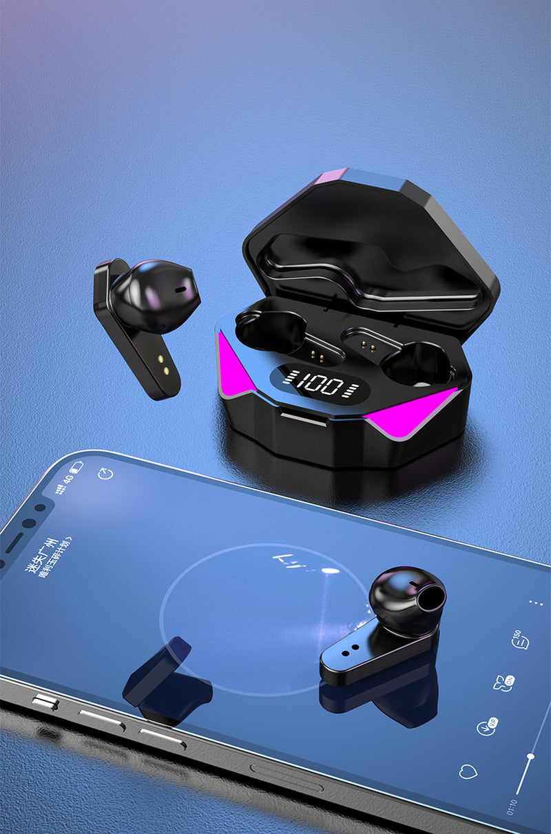 Wireless Gaming Headphones No Delay Noise Reduction Bluetooth Earphones HIFI Sound E-Sport Game Headset with Mic