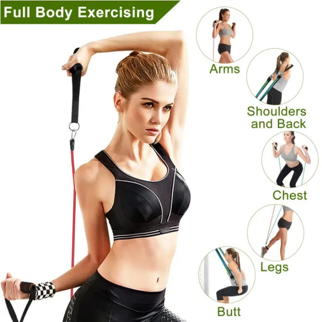 Resistance Bands Set – Home Workout & Strength Training Kit