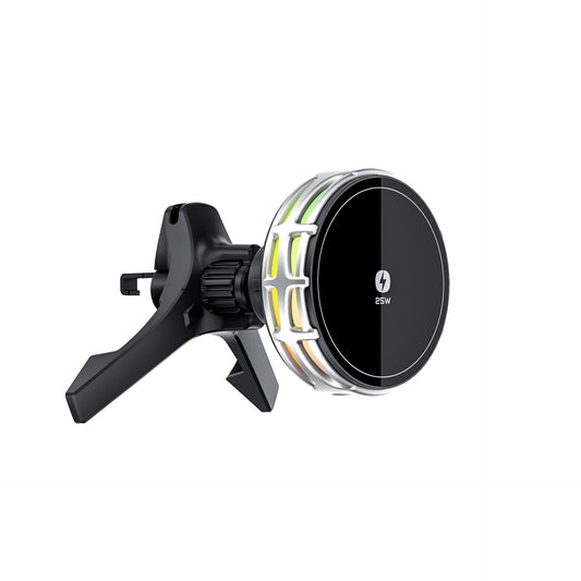 15W Wireless Charging Magnetic Car Mount – Fast Charge Phone Holder