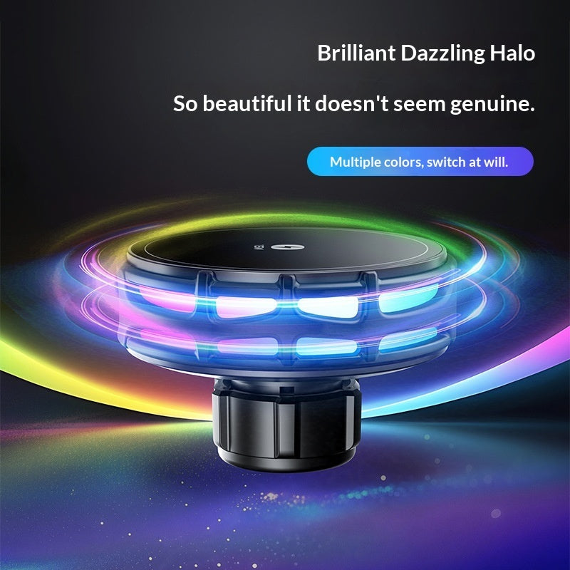 15W Wireless Charging Magnetic Car Mount – Fast Charge Phone Holder