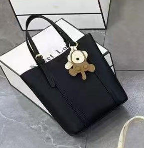 Retro Large Capacity Commuter Bag – PU Leather Shoulder Handbag