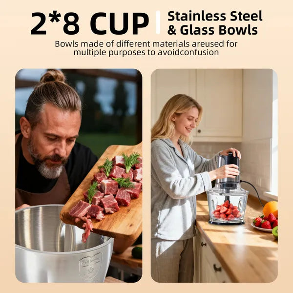 Electric Meat Grinder, Vegetable Chopper