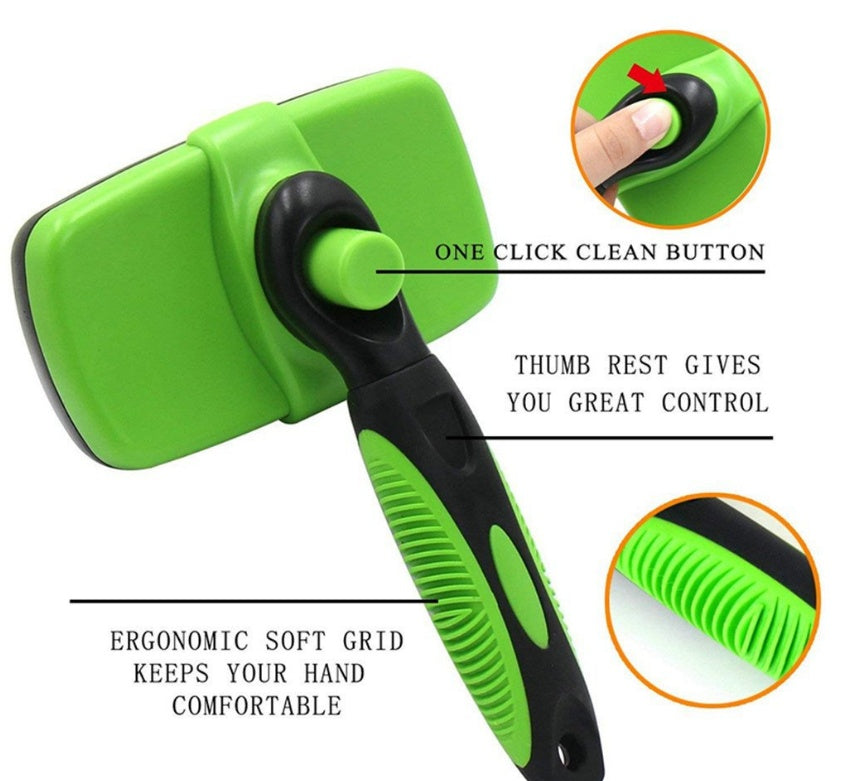 Reusable Pet Hair Remover Brush – Dog & Cat Fur Cleaner