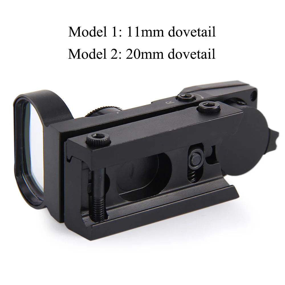 FIRE WOLF Red Dot Reflex Sight – 11mm/20mm Dovetail Riflescope for Hunting & Airsoft