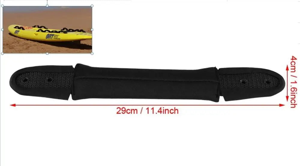 Durable Neoprene Surfboard Carry Handle – Soft PU Grip for Surf & Rescue Boards