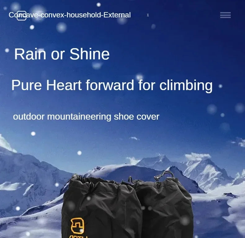Waterproof Snow & Sand Prevention Leg Gaiters – Anti-Snow Outdoor Hiking Shoe Cover