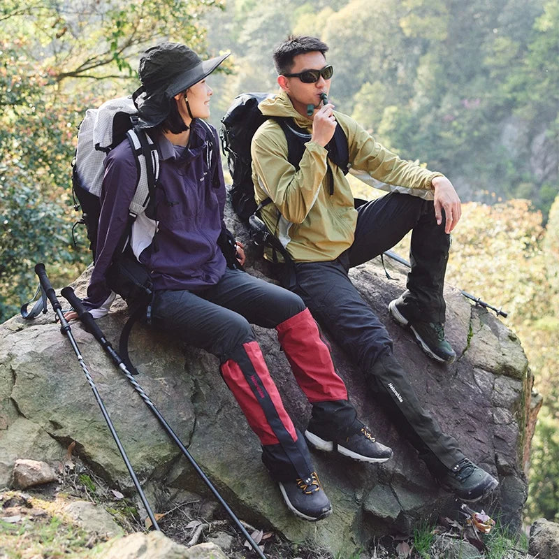Naturehike 2024 New Outdoor Hiking Gaiters Leg Protective Leggings Snow-proof Water-repellent Mountaineering Walking Shoe Cover