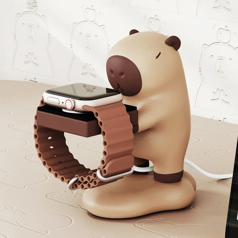 Cute Cartoon Piggy Apple Watch Stand – Desktop Nightstand Watch Holder