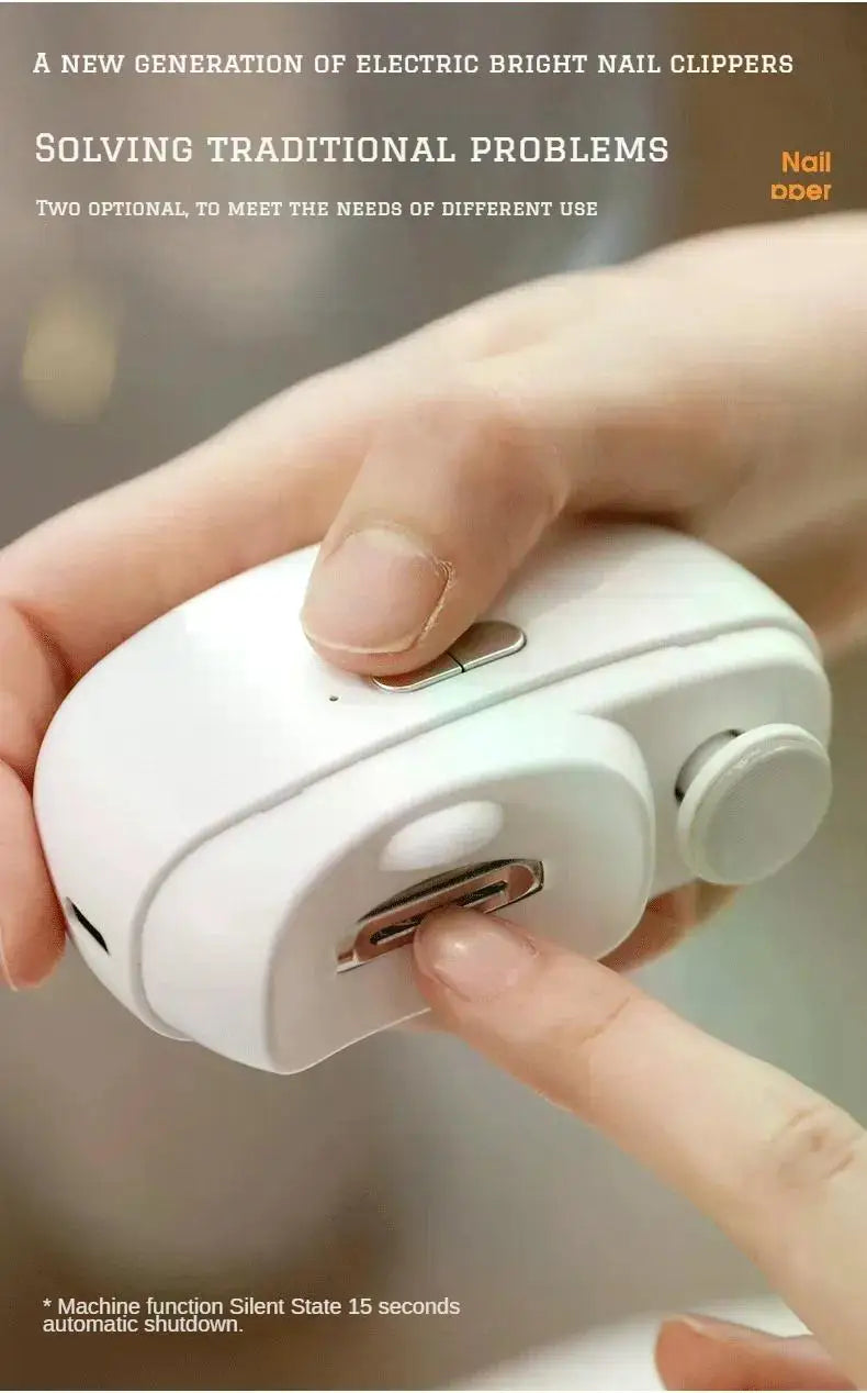 Electric Automatic Nail Clipper – Anti-Clip Manicure Tool for Adults