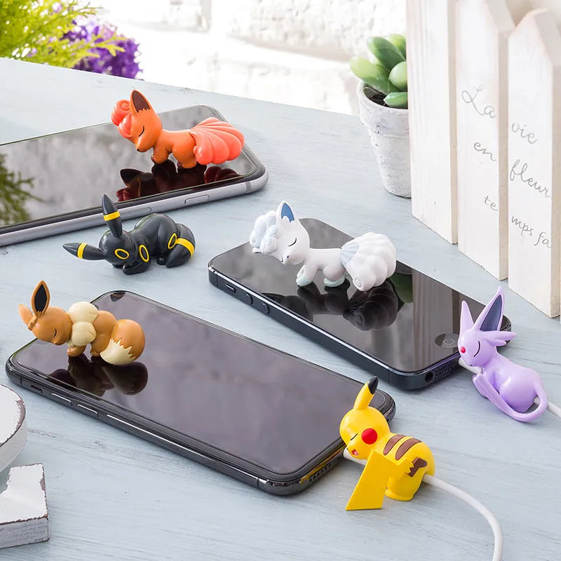 Kawaii Cable Protector – Cute Cartoon Figure USB Charger Saver