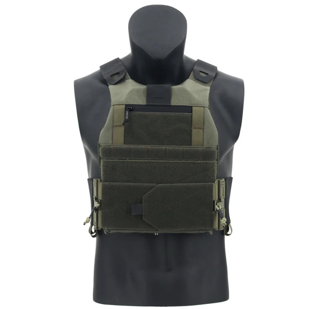 VULPO FCSK 2.0 Lightweight Tactical Vest – Quick Release Airsoft Combat Vest with Cummerbund