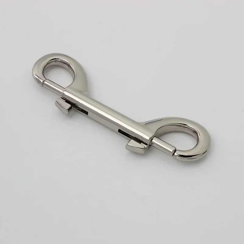 Heavy Duty Auto-Locking Carabiner Dog Leash Clip – Swivel Rotating Pet Hook