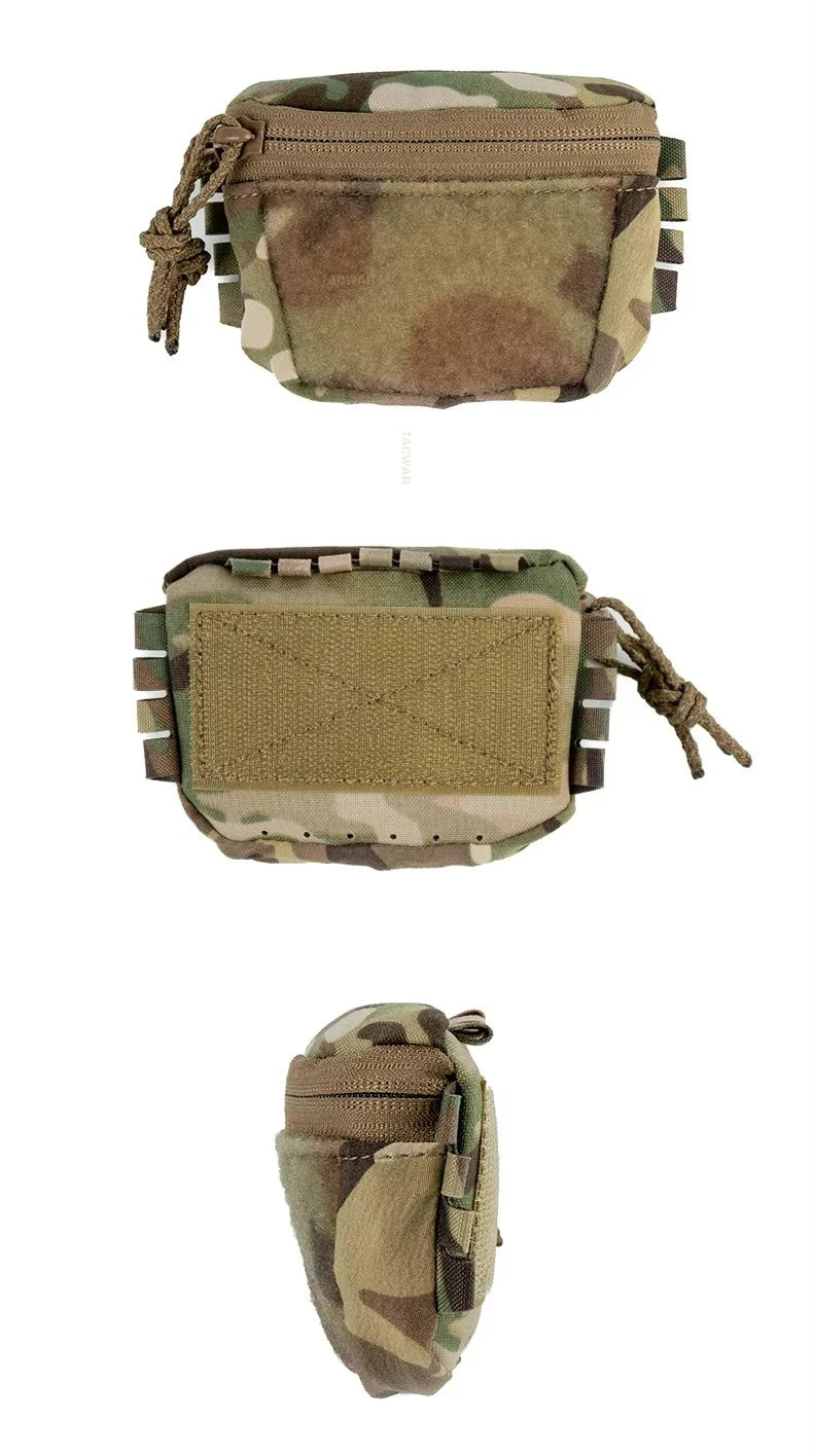 Universal Tactical Helmet Counterweight Pouch – Rear Battery Bag for Airsoft & Outdoor