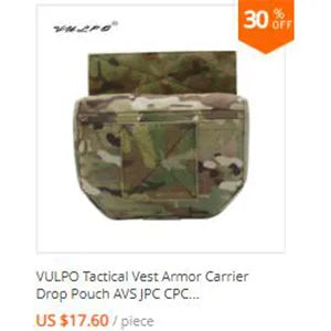 VULPO FCSK 2.0 Lightweight Tactical Vest – Quick Release Airsoft Combat Vest with Cummerbund