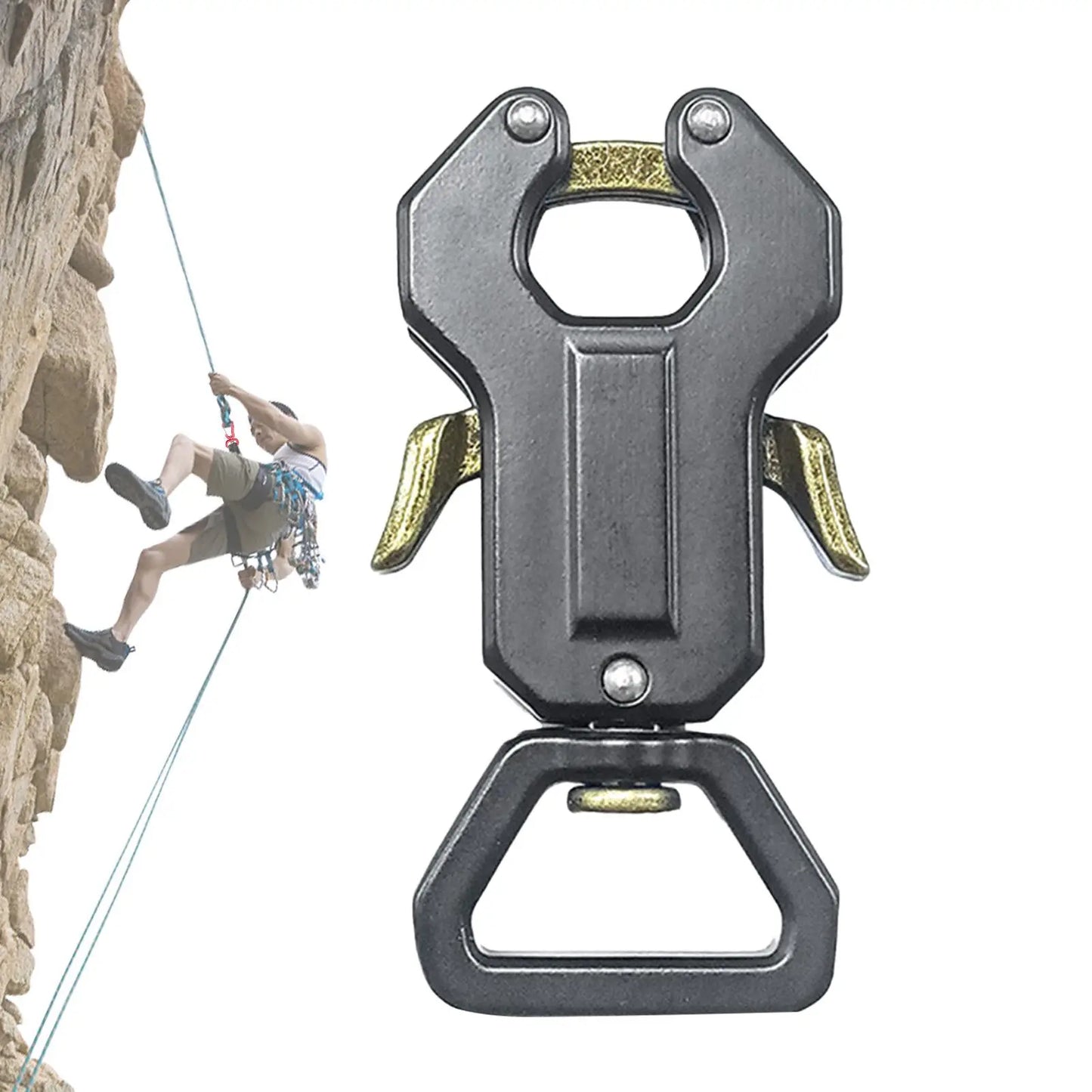 Quick Release Swivel Frog Clip Dog Leash Clasp – Metal Hardware Pet Buckle