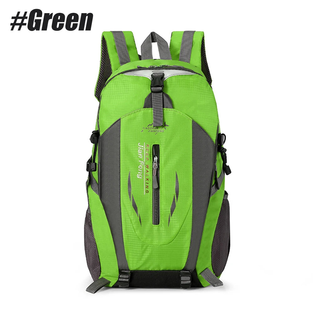 40L Waterproof Hiking Backpack – Lightweight Anti-Tear Camping Daypack with Laptop Compartment