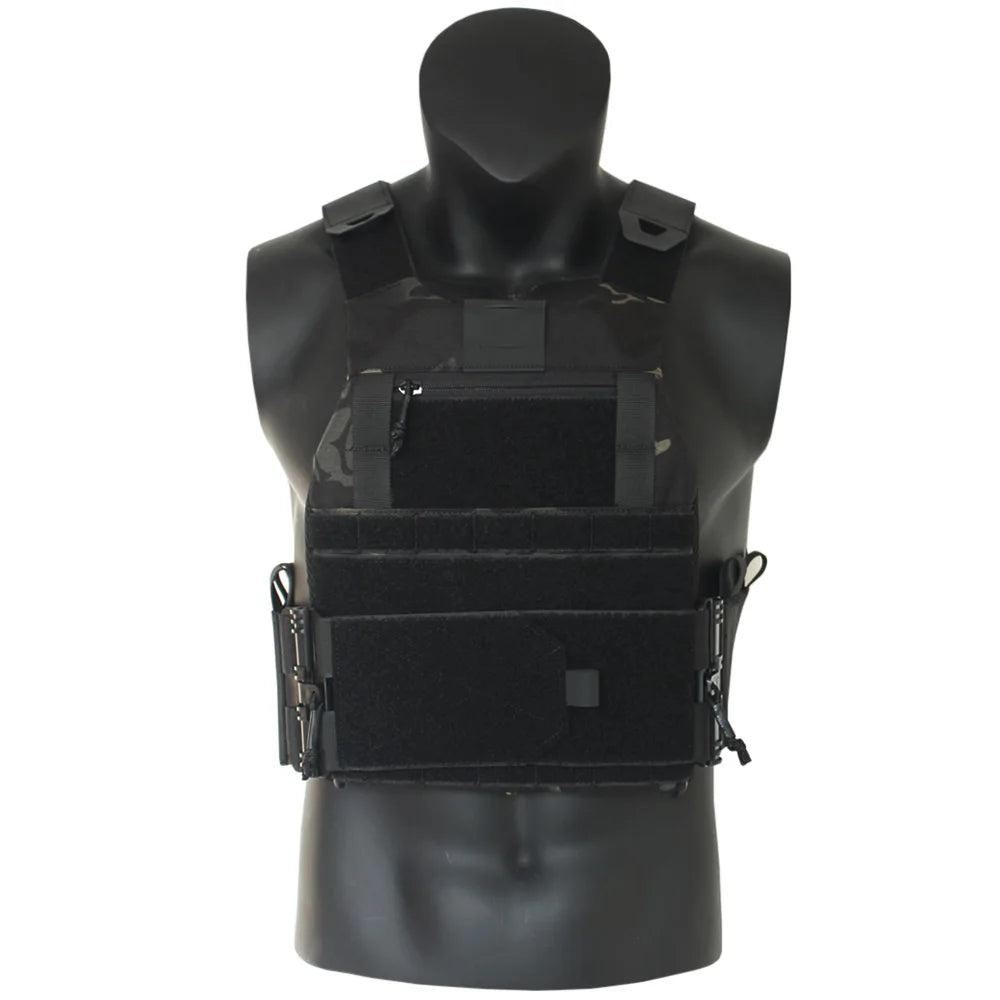 VULPO FCSK 2.0 Lightweight Tactical Vest – Quick Release Airsoft Combat Vest with Cummerbund