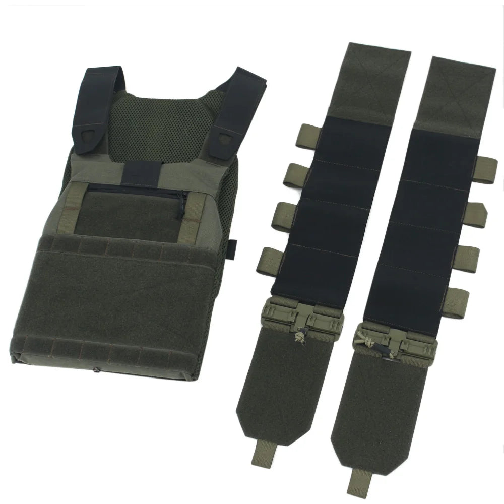 VULPO FCSK 2.0 Lightweight Tactical Vest – Quick Release Airsoft Combat Vest with Cummerbund