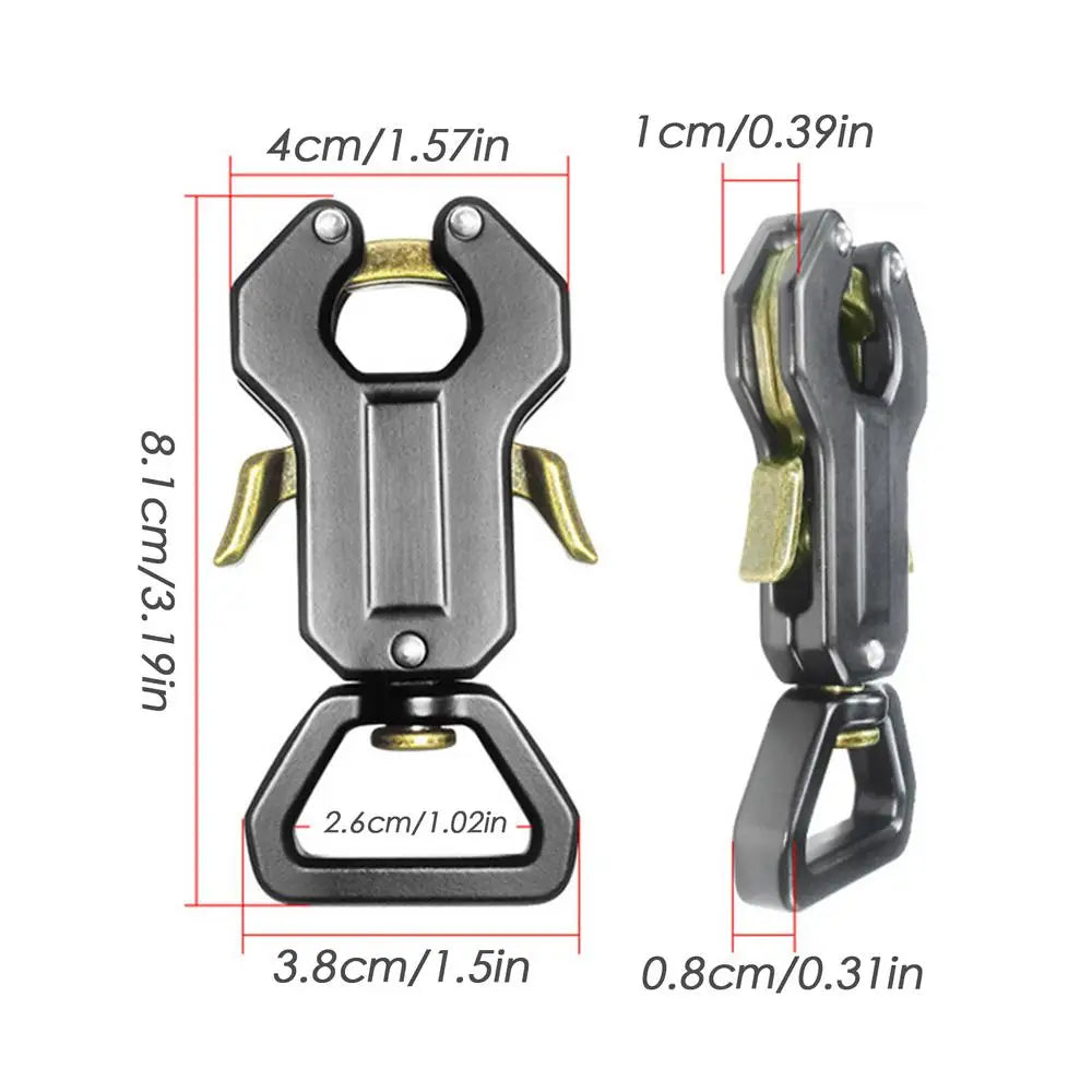 Quick Release Swivel Frog Clip Dog Leash Clasp – Metal Hardware Pet Buckle