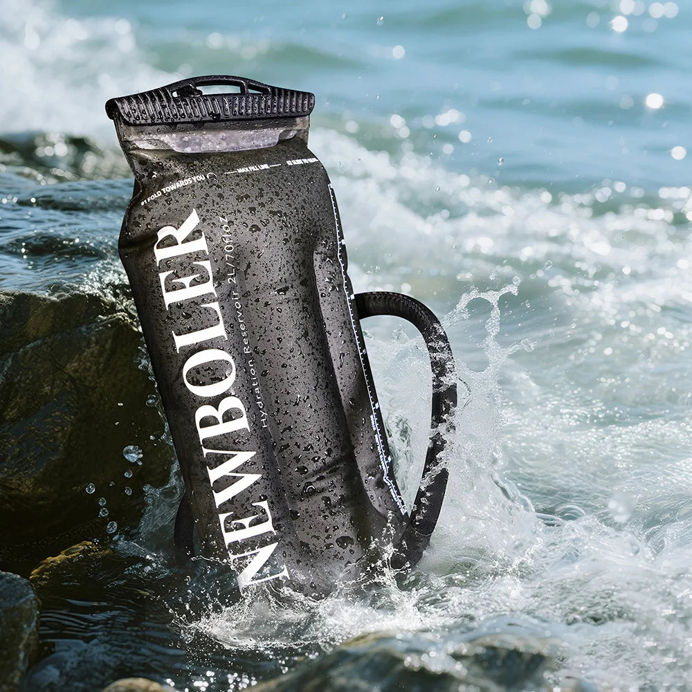 NEWBOLER  2L-3L TPU Water Bag Sports Backpack Bicycle Riding Water Bag Food Grade Outdoor Drinking Water Bag Camping Water Bag