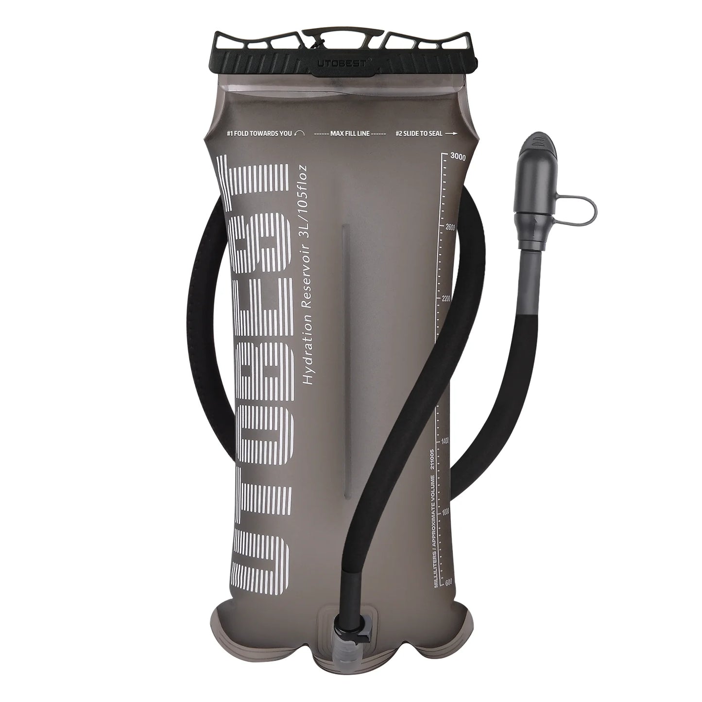 UTOBEST 1.5L/2L/3L Water Bladder Hydration Pack Reservoir TPU Water Storage Bag for Camping Cycling Running Hiking