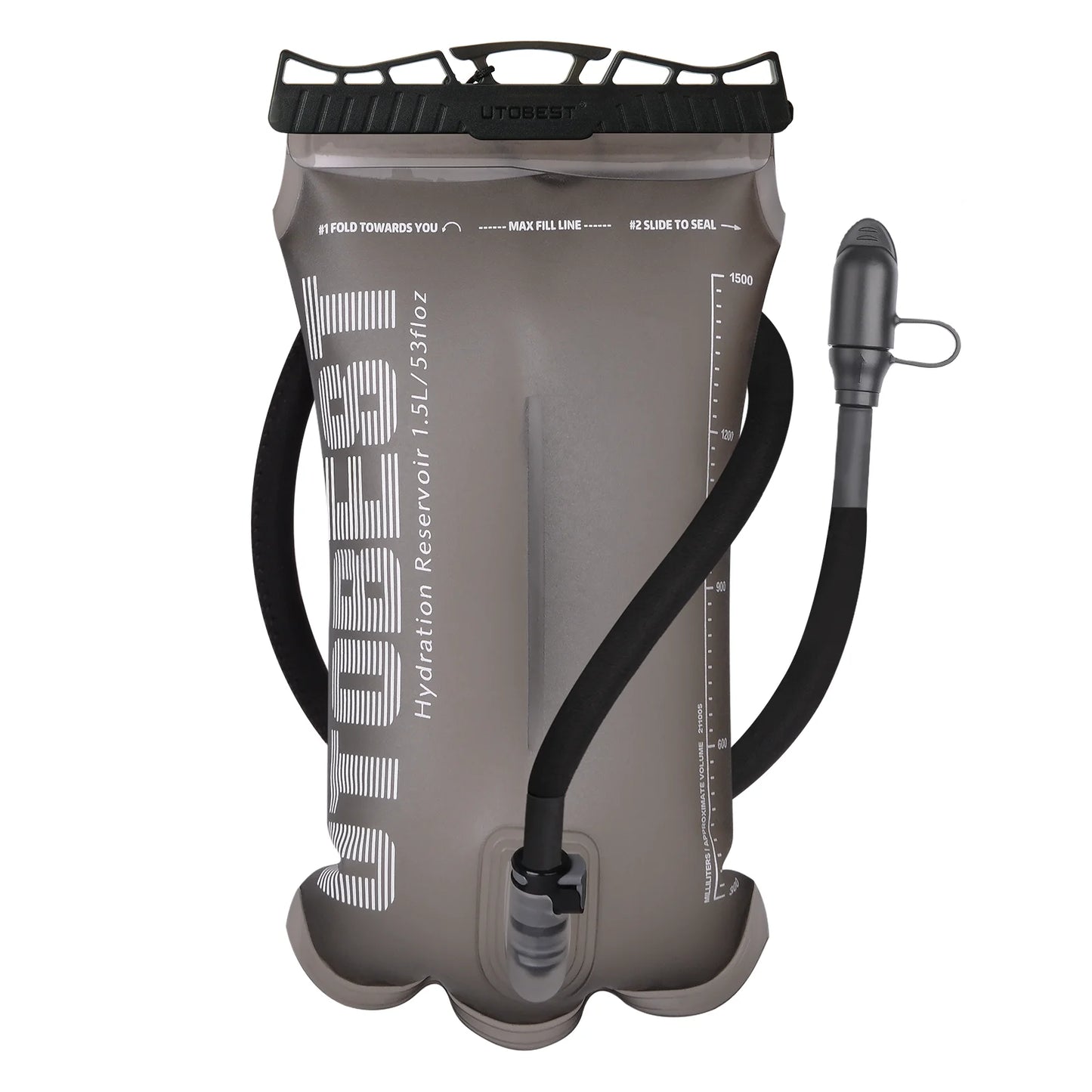 UTOBEST 1.5L/2L/3L Water Bladder Hydration Pack Reservoir TPU Water Storage Bag for Camping Cycling Running Hiking