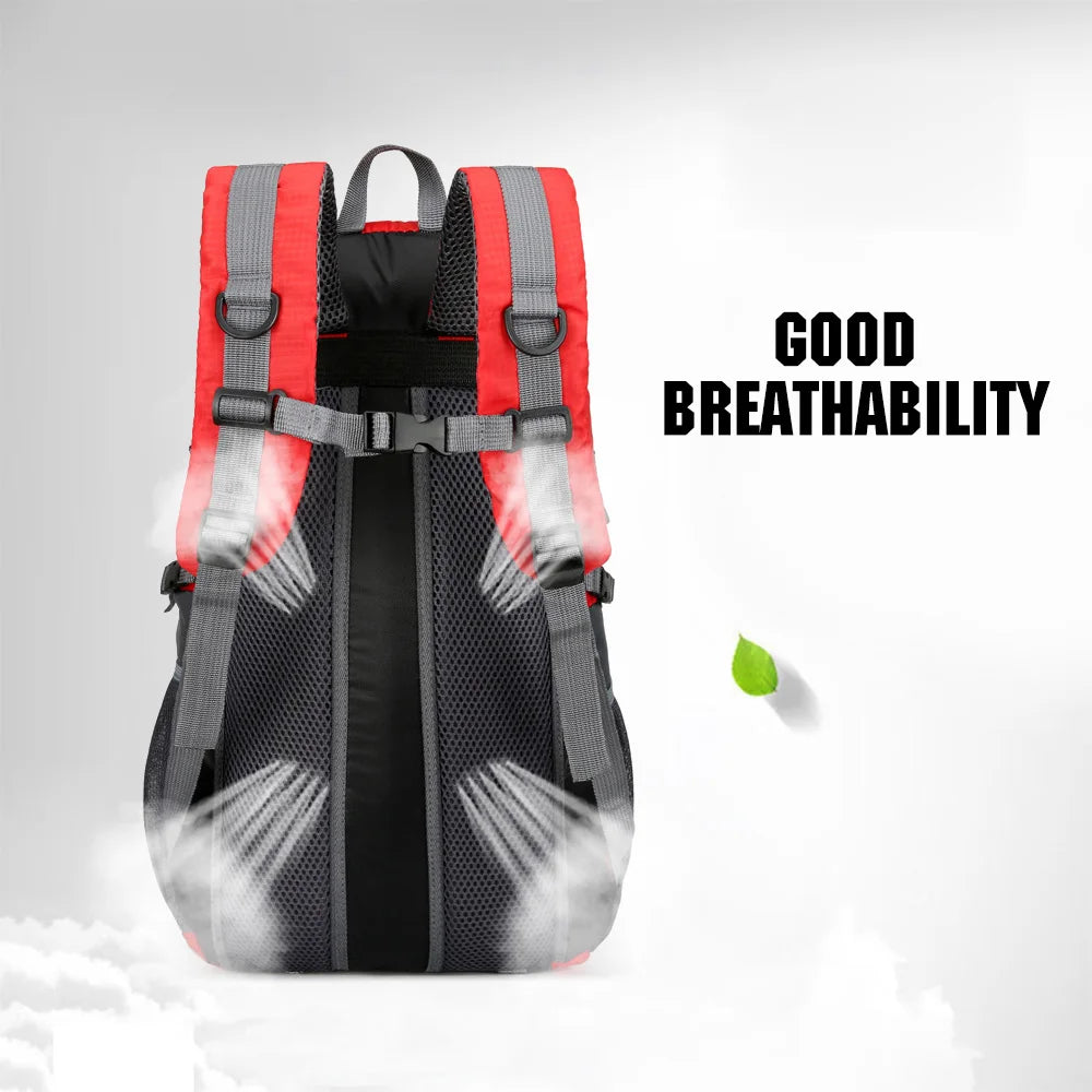 40L Waterproof Hiking & Travel Backpack – Lightweight Trekking Daypack for Men & Women