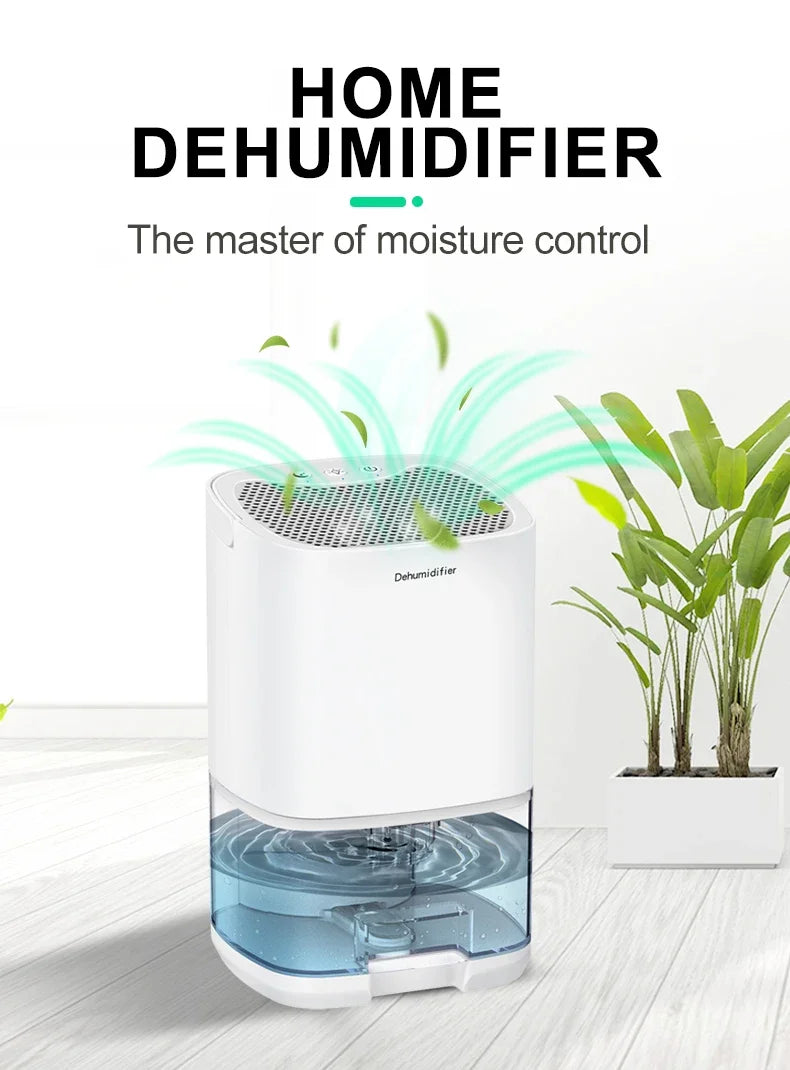 1000ml Portable Air Dehumidifier – Compact Moisture Absorber for Home Office & RV (220V)