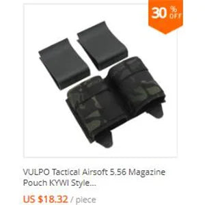 VULPO FCSK 2.0 Lightweight Tactical Vest – Quick Release Airsoft Combat Vest with Cummerbund