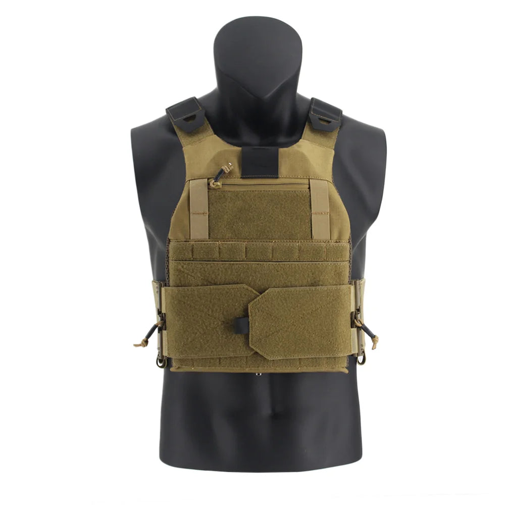 VULPO FCSK 2.0 Lightweight Tactical Vest – Quick Release Airsoft Combat Vest with Cummerbund