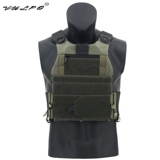 VULPO FCSK 2.0 Lightweight Tactical Vest – Quick Release Airsoft Combat Vest with Cummerbund