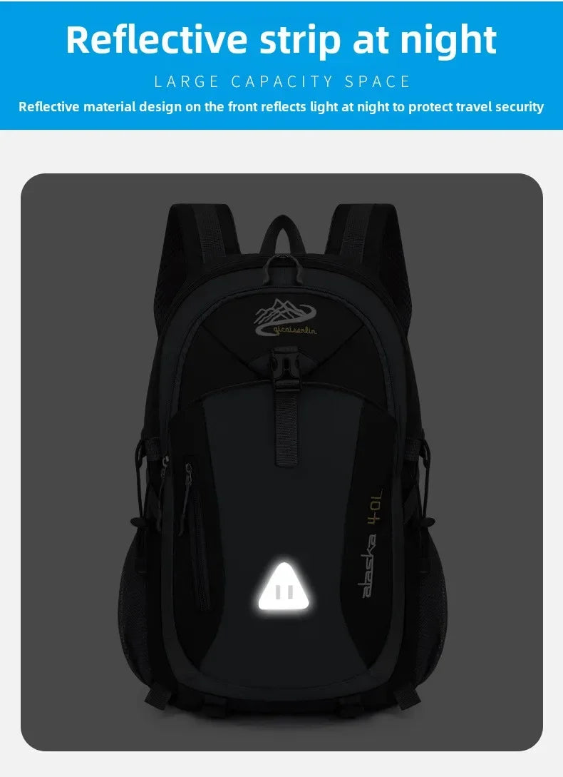 Large Capacity Outdoor Travel Backpack – Waterproof Camping Hiking Mountaineering Bag