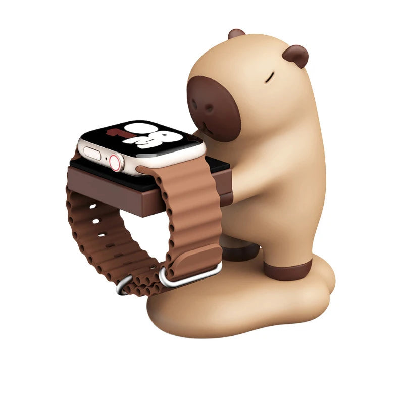 Cute Cartoon Piggy Apple Watch Stand – Desktop Nightstand Watch Holder