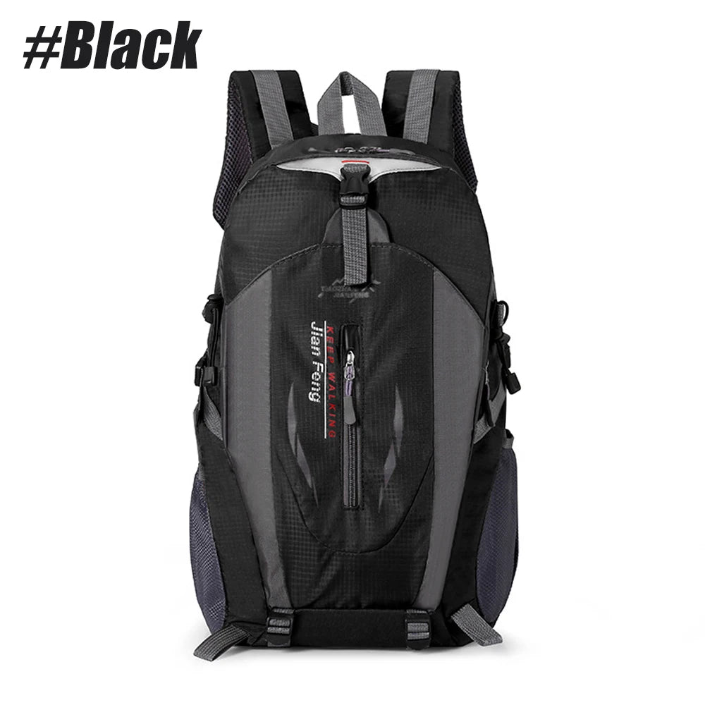 40L Waterproof Hiking Backpack – Lightweight Anti-Tear Camping Daypack with Laptop Compartment