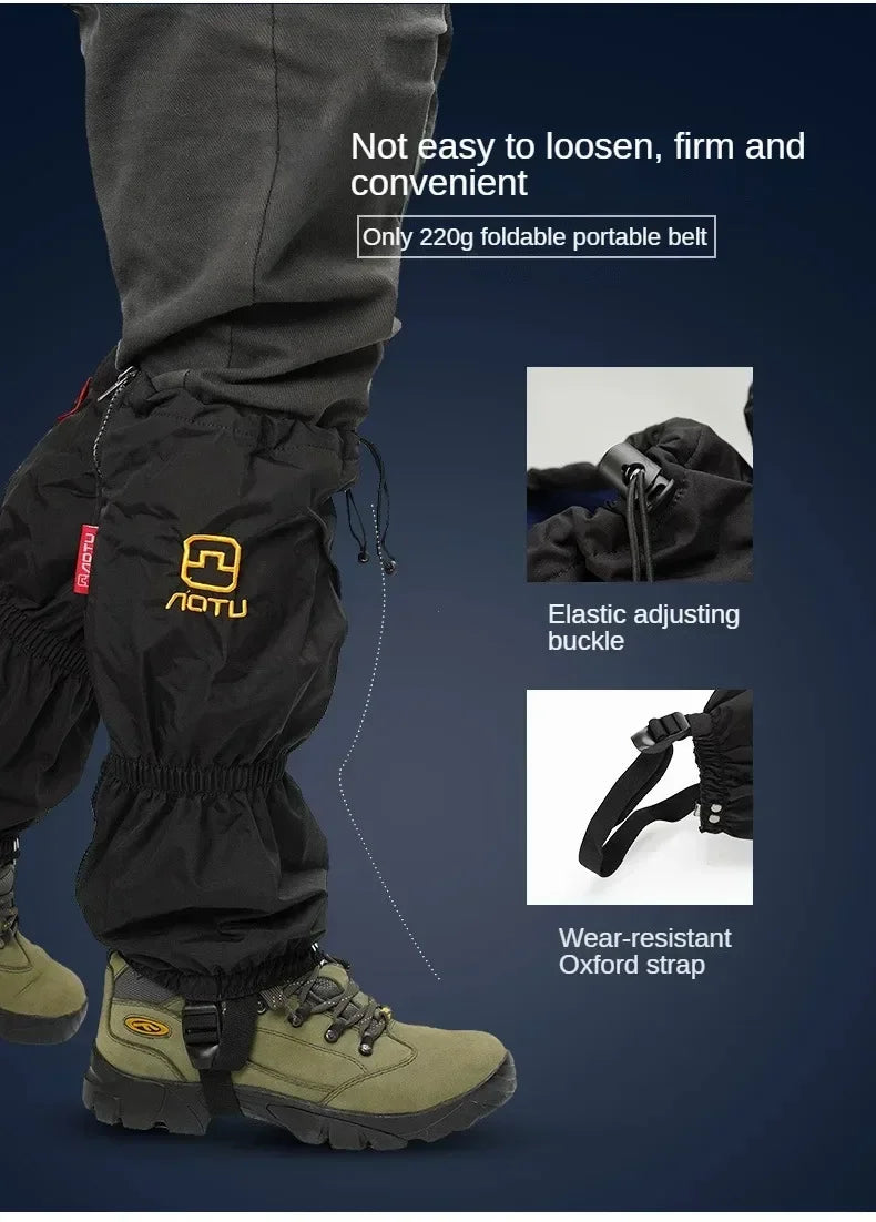 Waterproof Snow & Sand Prevention Leg Gaiters – Anti-Snow Outdoor Hiking Shoe Cover