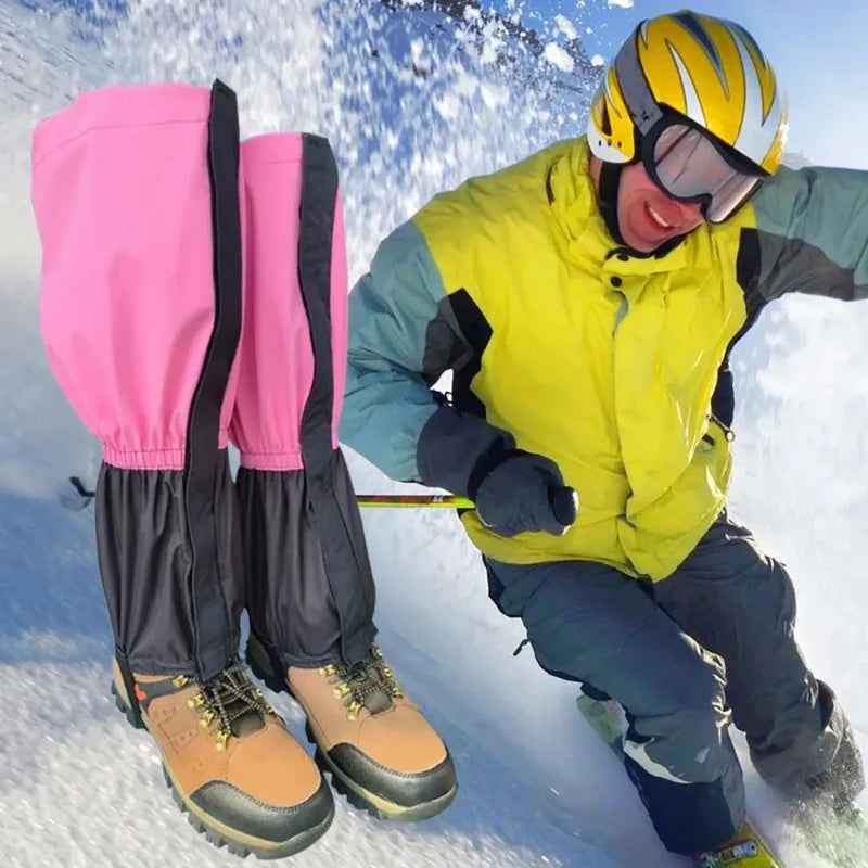 Waterproof Snow Sand Prevention Leg Gaiters Essential Protective Gear for Outdoor Mountaineering Skiing Desert Hiking Exploratio