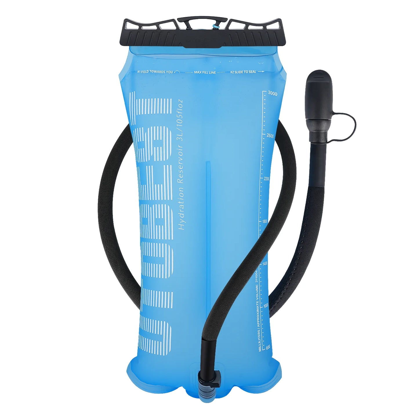 UTOBEST 1.5L/2L/3L Water Bladder Hydration Pack Reservoir TPU Water Storage Bag for Camping Cycling Running Hiking