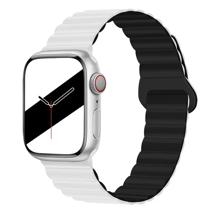 Magnetic Silicone Apple Watch Band – Sport Strap for iWatch All Series