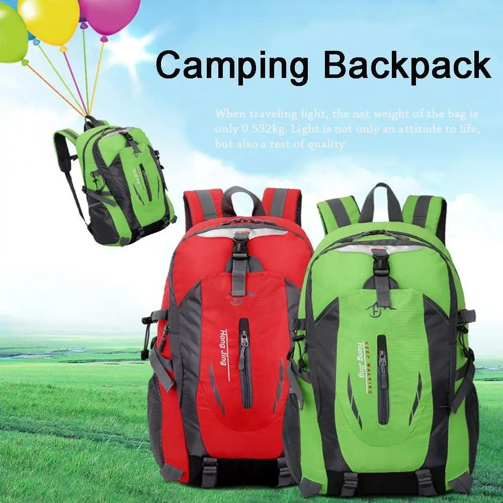 40L Waterproof Camping & Hiking Backpack – Durable Nylon Outdoor Travel Rucksack