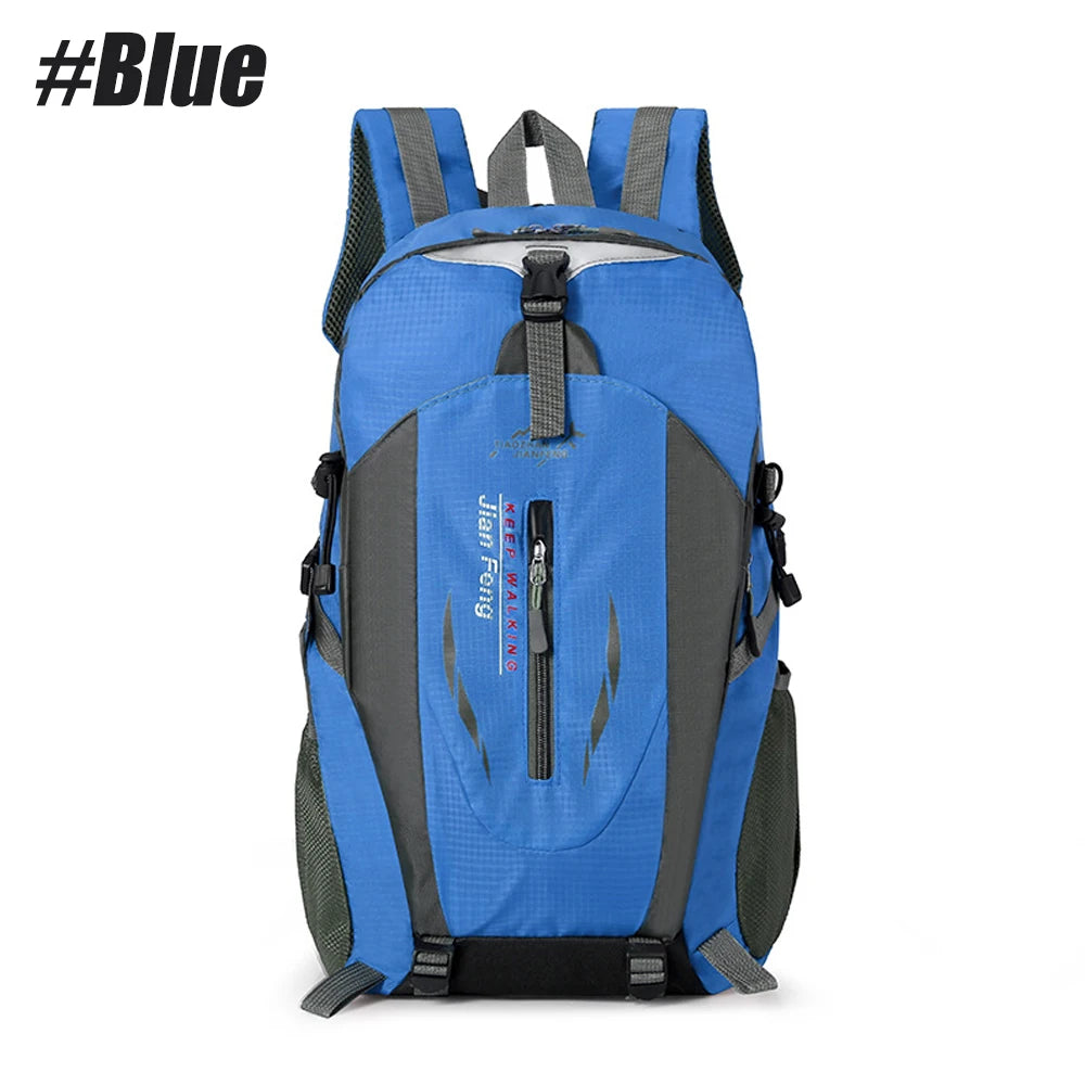 40L Waterproof Hiking Backpack – Lightweight Anti-Tear Camping Daypack with Laptop Compartment
