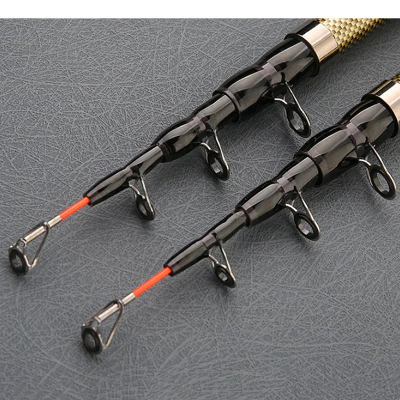 For Carp Fishing Rod Feeder Hard FRP Carbon Fiber Portable Durable Ultra Light Telescopic Travel Pole 1.8/2.1/3.0/3.6M