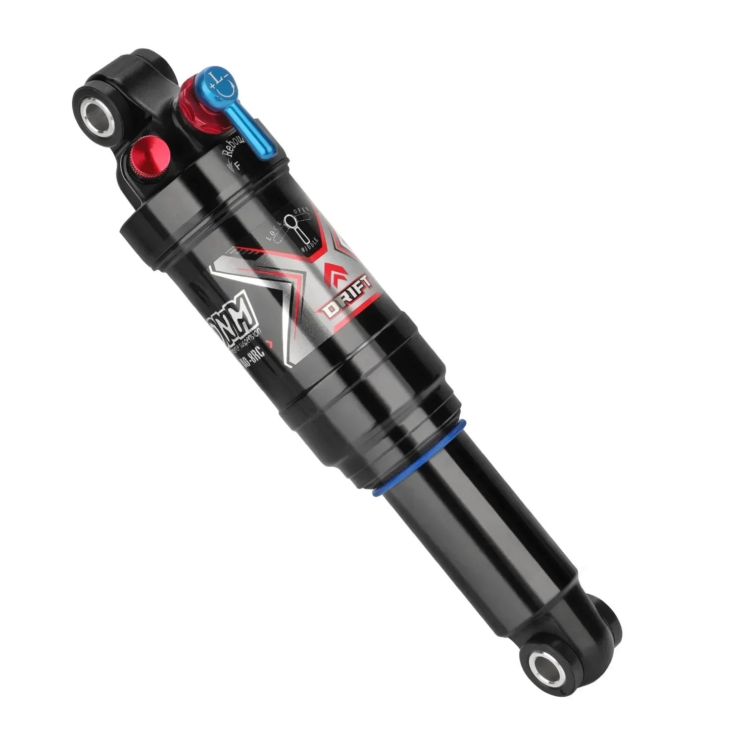 Bicycle Air Shock Absorber 165/190/200/210mm/230mm Soft Tail Mountain Bike Air Pressure Back Chamber MTB Rear Shock Absorbers