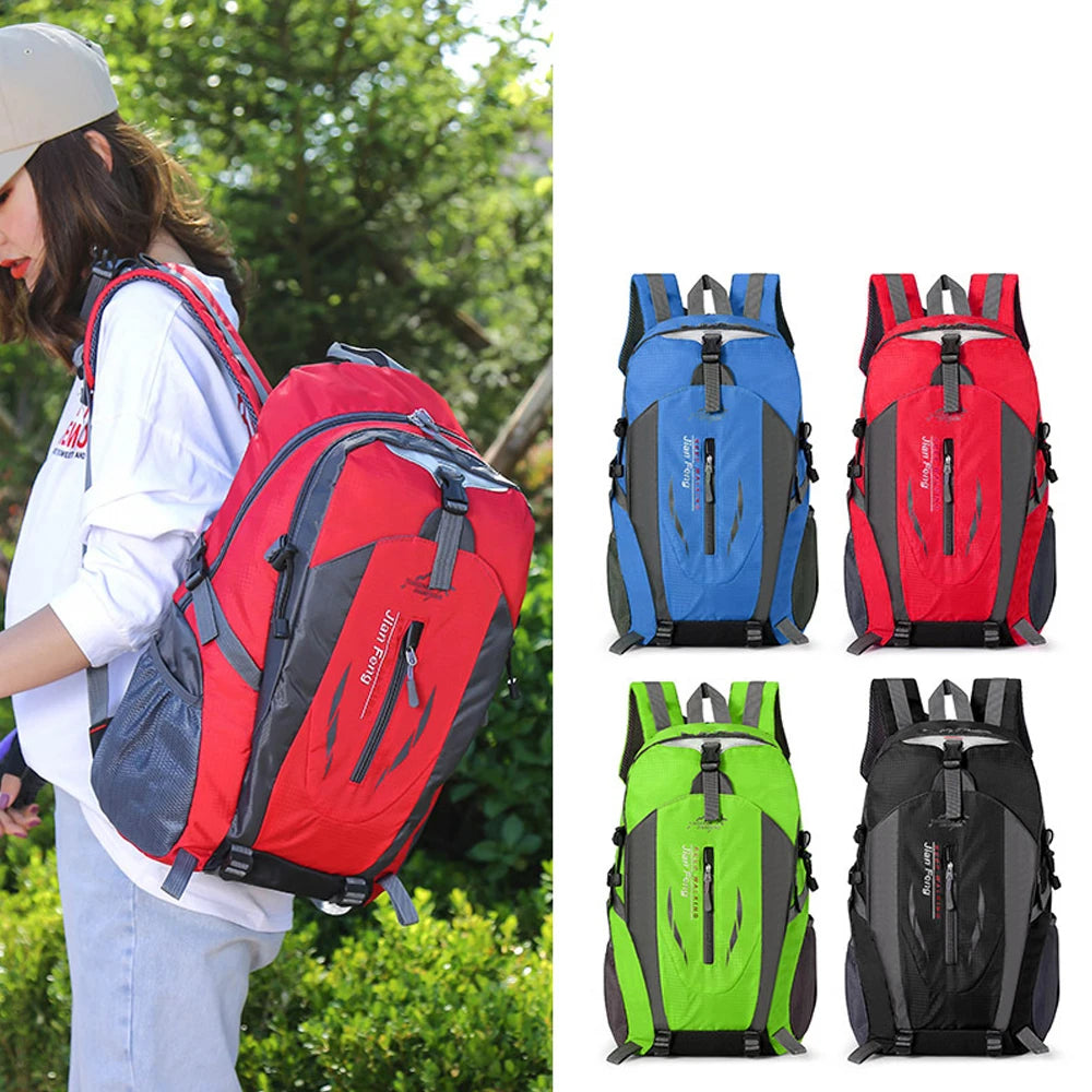 40L Waterproof Hiking Backpack – Lightweight Anti-Tear Camping Daypack with Laptop Compartment