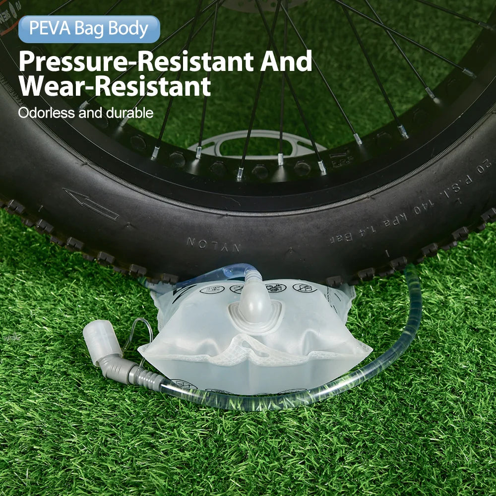 NEWBOLER  2L Water Bladder Hydration Pack Reservoir BPA Free PEVA Water Storage Bag for Camping Cycling Running Hiking